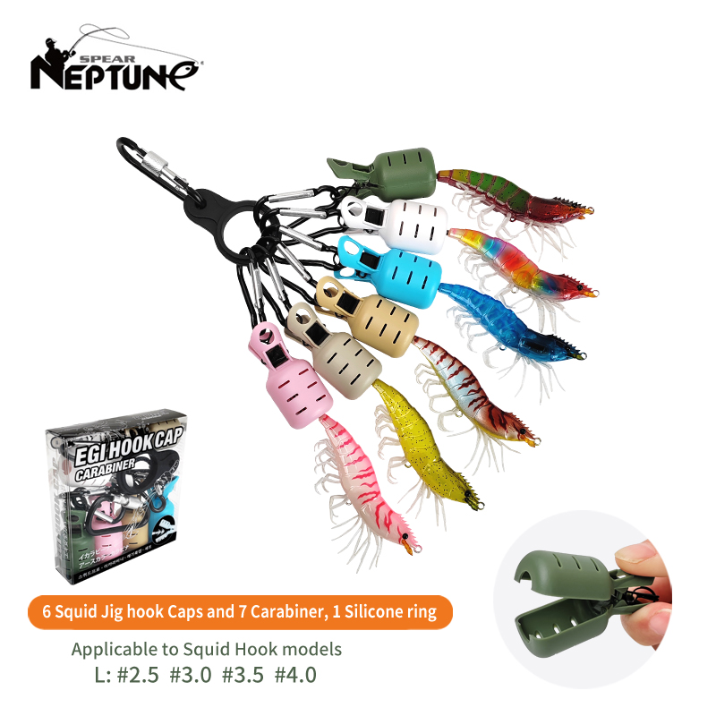 새로운 오징어 지그 미끼 보호기 키트 6pcs Webf - Fishing Line Winder 리뷰 및 가격